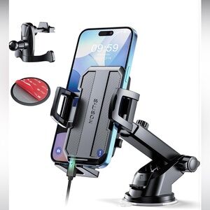 Black Car Phone Mount